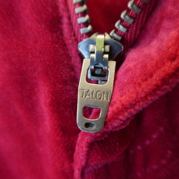 VeLVeT 28x31.5 Vintage 90s Y2K Red Trouser Pants High Waist Slightly Tapered Leg - Picture 6 of 9